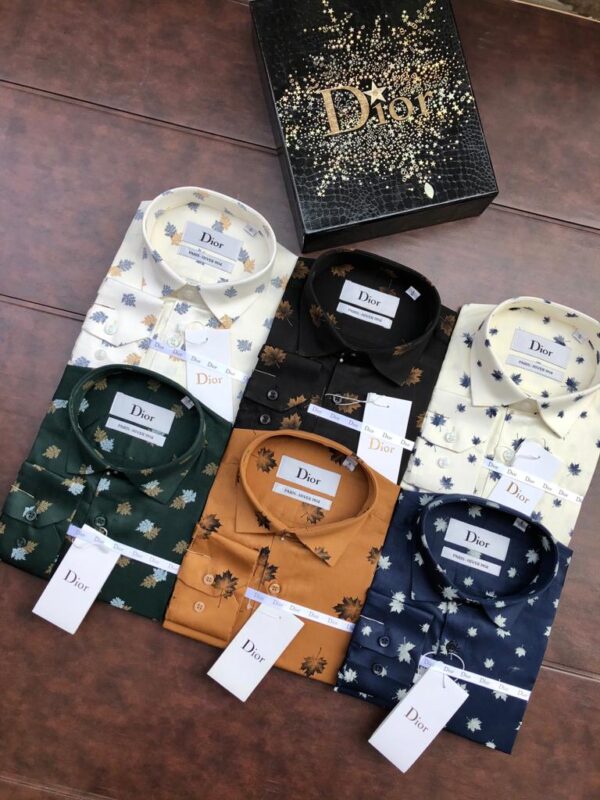 DIOR PRINTED SHIRTS FOR MEN'S