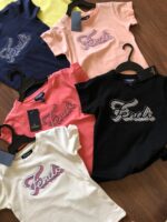 FENDI PREMIUM T-SHIRTS FOR GIRLS