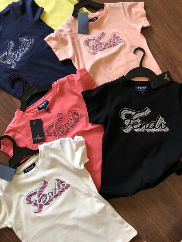 FENDI PREMIUM T-SHIRTS FOR GIRLS