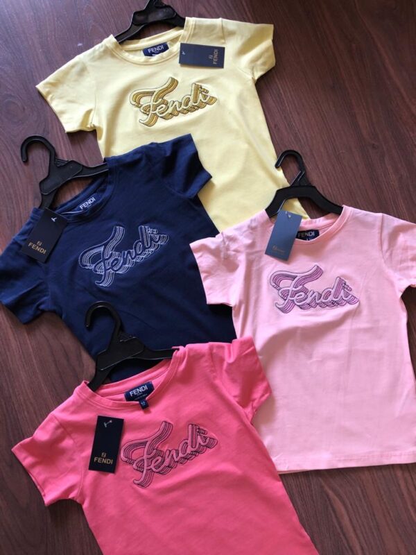 FENDI PREMIUM T-SHIRTS FOR GIRLS
