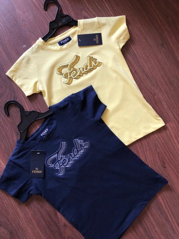 FENDI PREMIUM T-SHIRTS FOR GIRLS