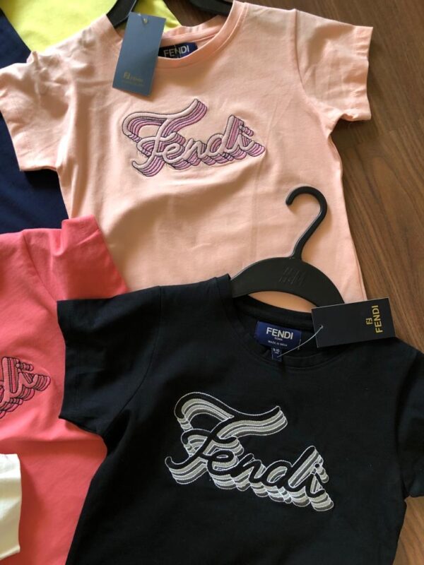 FENDI PREMIUM T-SHIRTS FOR GIRLS