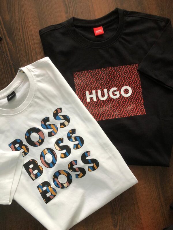 HUGO BOSS COTTON T-SHIRTS FOR MEN'S