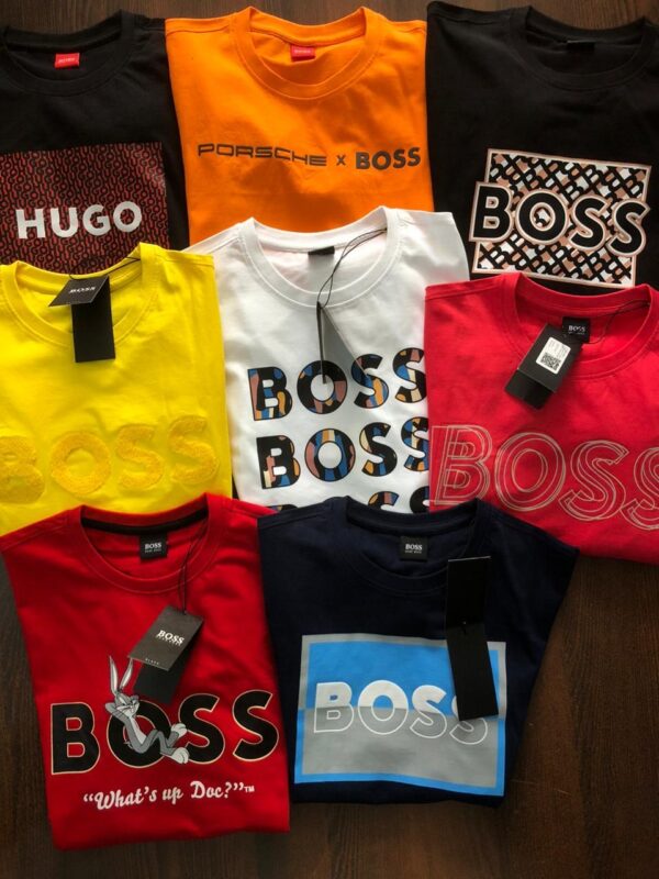 HUGO BOSS COTTON T-SHIRTS FOR MEN'S