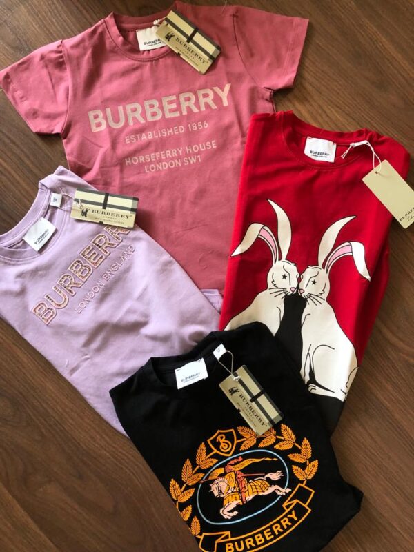 BURBERRY IMPORTED T-SHIRTS FOR ( UNISEX )