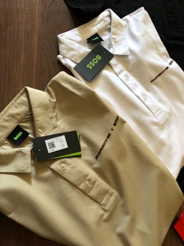 HUGO BOSS COLLAR T-SHIRTS FOR MEN'S