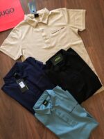 HUGO BOSS COLLAR T-SHIRTS FOR MEN'S