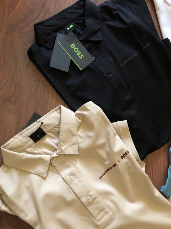 HUGO BOSS COLLAR T-SHIRTS FOR MEN'S