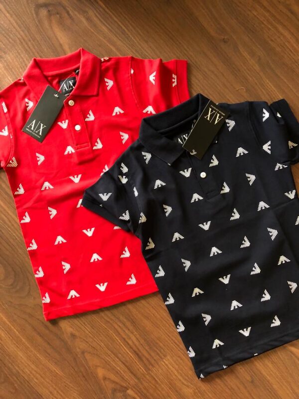 ARMANI BOYS COLLAR T-SHIRTS