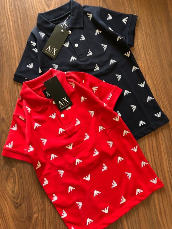ARMANI BOYS COLLAR T-SHIRTS