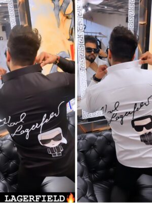 KARL IMPORTED COTTON LYCRA SHIRTS