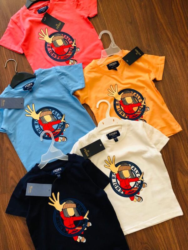 FENDI IMPORTED T-SHIRTS FOR KIDS