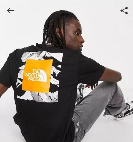 NORTH FACE OFF SHOULDER T-SHIRTS