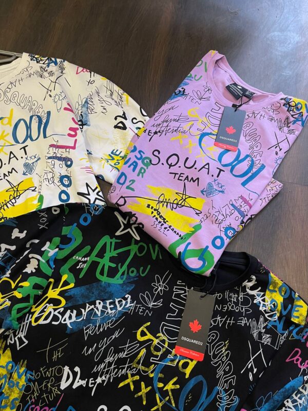 DSQUARED DROP SHOULDER T-SHIRTS