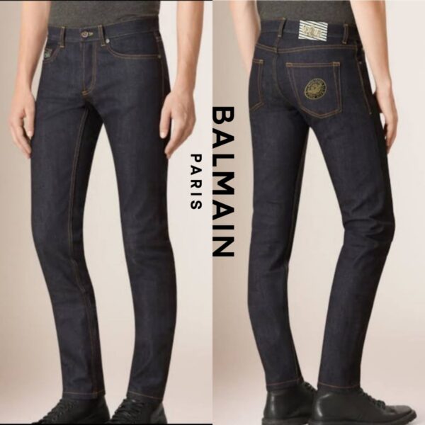 BALMAIN PREMIUM ANKLE LENGHT  LYCRA DENIM