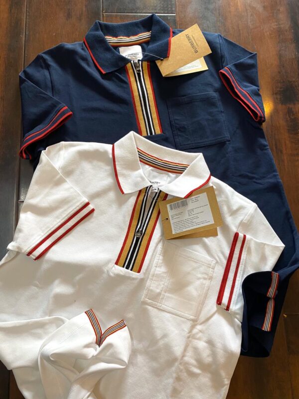 BURBERRY LYCRA IMPORTED POLO T-SHIRTS