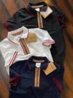 BURBERRY LYCRA IMPORTED POLO T-SHIRTS