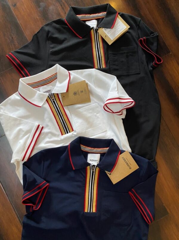 BURBERRY LYCRA IMPORTED POLO T-SHIRTS