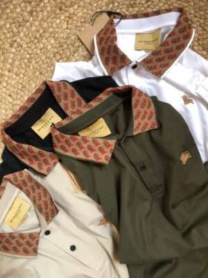 BURBERRY IMPORTS HIGH END POLO T-SHIRTS