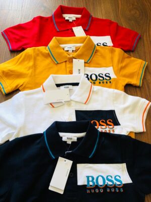 HUGO BOSS PREMIUM COLLAR T-SHIRT FOR BOYS