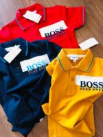 HUGO BOSS PREMIUM COLLAR T-SHIRT FOR BOYS