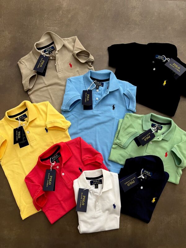 RALPH COLLAR T-SHIRT FOR BOYS AND GIRLS