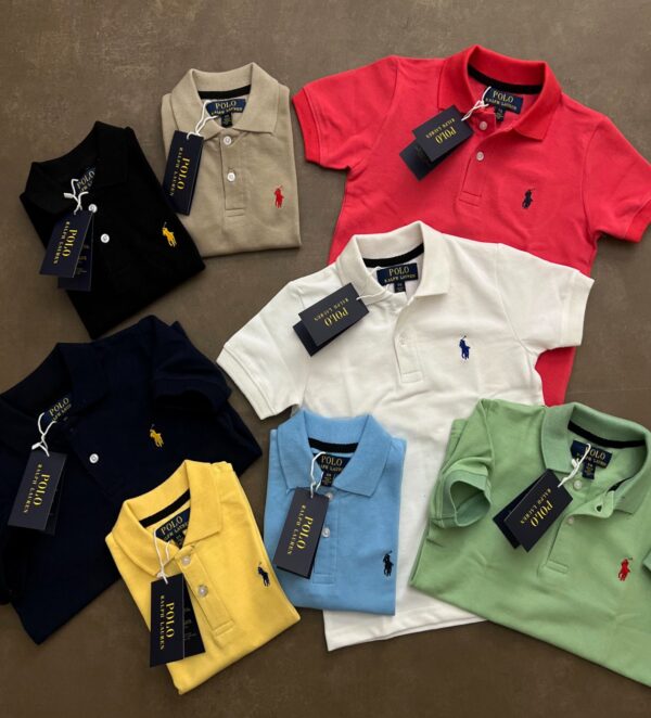 RALPH COLLAR T-SHIRT FOR BOYS AND GIRLS
