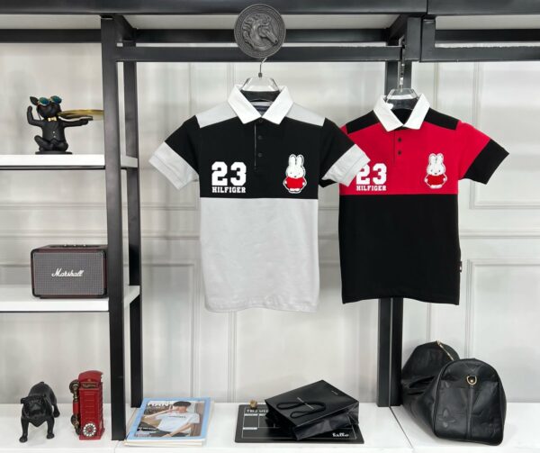 TOMMY SUPERIOR COLLAR T-SHIRTS FOR BOYS