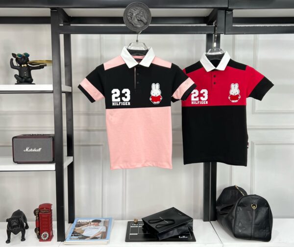 TOMMY SUPERIOR COLLAR T-SHIRTS FOR BOYS
