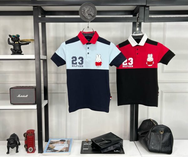 TOMMY SUPERIOR COLLAR T-SHIRTS FOR BOYS