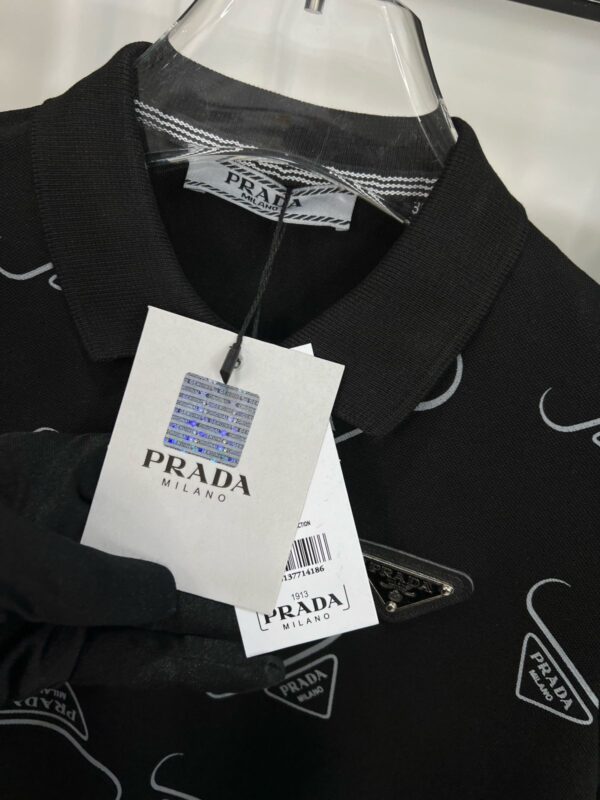 PRADA BOYS SUPERIOR COLLAR T-SHIRT
