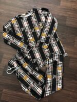 BURBERRY IMPORTED LYCRA ROUND NECK TSHIRT WITH LOWER TRACKSUIT FOR GIRLS
