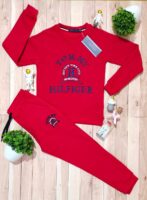 COTTON FLEECE ROUND NECK TRACKSUIT FOR KIDS