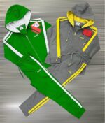 HUGO BOSS EXCLUSIVE ZIPPER WITH HOODIE TRACKSUIT FOR KIDS