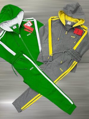 HUGO BOSS EXCLUSIVE ZIPPER WITH HOODIE TRACKSUIT FOR KIDS