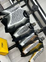 FENDI INTARSIA KNITTING ROUND NECK SWEATER FOR KIDS