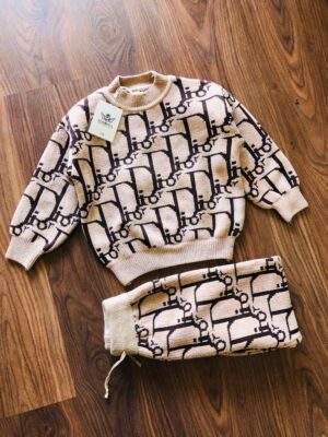 DIOR IMPORTED WOLLEN TRACKSUIT FOR GIRLS