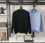 FRONT INTARSIA KNITTING PATTERN ROUND NECK