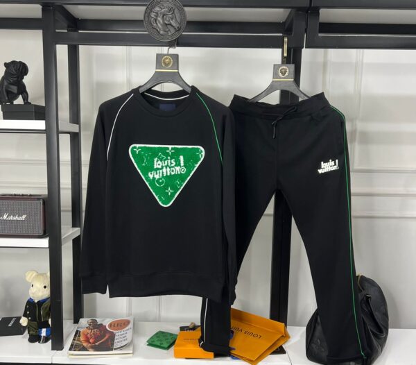RLoopback LYCRA ROUND NECK TRACKSET