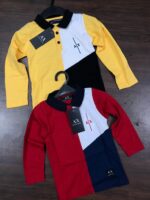 BOYS COTTON  LYCRA FULL SLEEVES POLOS