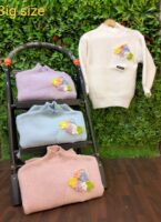 HIGH NECK PULLOVER FOR GIRLS