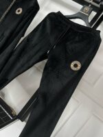 SUPERIOR COORD KNIT VELVET F.ZIPPER COORD SET