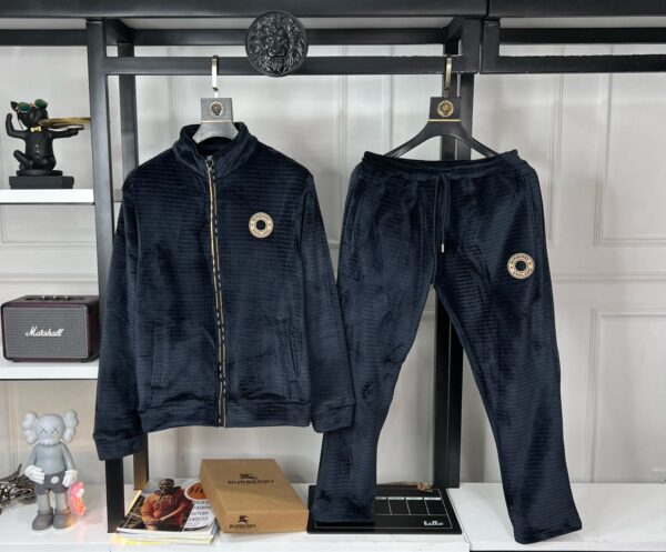 SUPERIOR COORD KNIT VELVET F.ZIPPER COORD SET