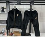 SUPERIOR COORD KNIT VELVET F.ZIPPER COORD SET