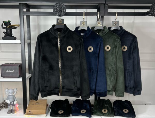 SUPERIOR COORD KNIT VELVET F.ZIPPER COORD SET