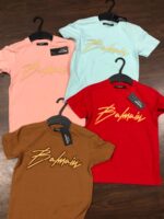 BALMAIN  ROUND NECK SHORTS SLEEVES TSHIRT