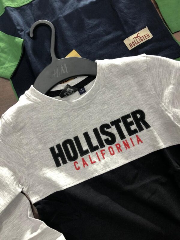 HOLLISTER  ROUND NECK LONG SLEEVES TSHIRT