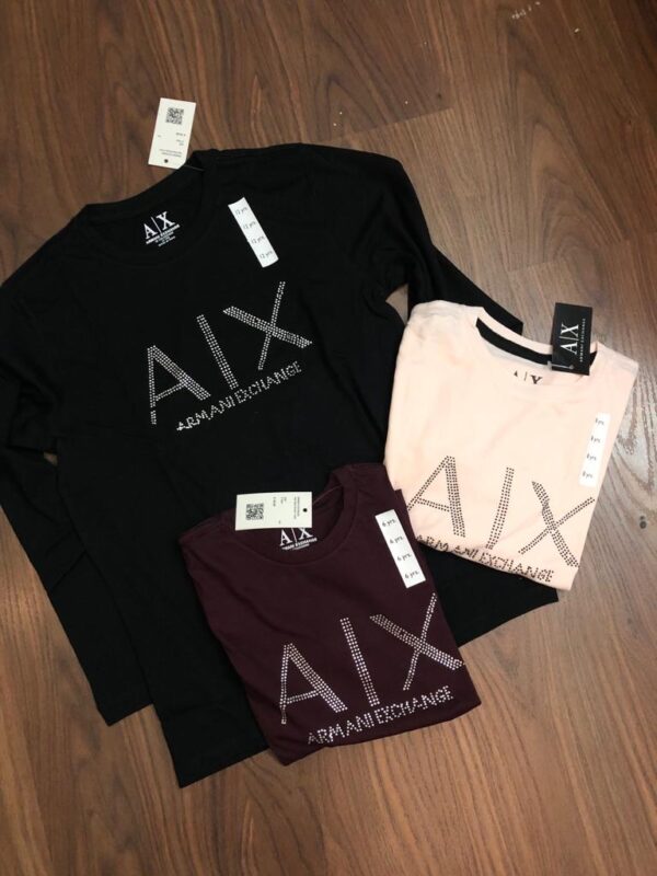 ARMANI ROUND NECK LONG SLEEVES TSHIRT