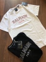 BALMAIN COTTON LYCRA TSHIRT