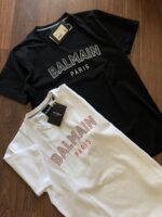 BALMAIN COTTON LYCRA TSHIRT